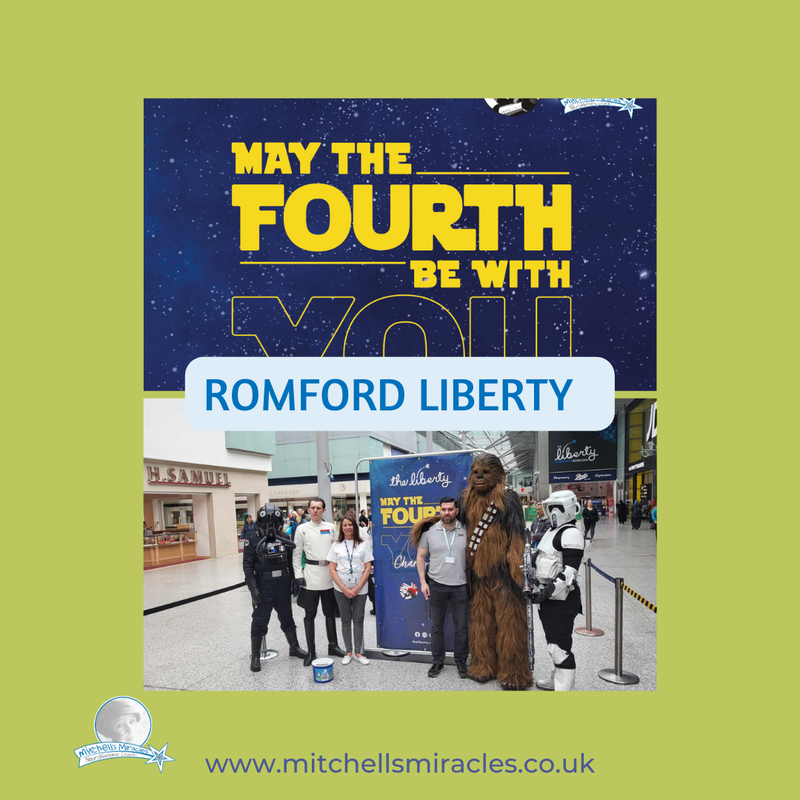 Fundraisers 2023 for Mitchells Miracles Charity, UK Garrison help raise money at the Romford Liberty