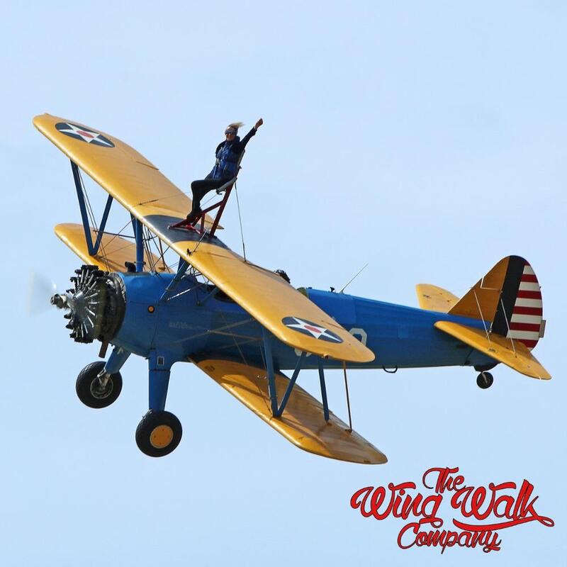 Wing Walk for Mitchells Miracles, charity event
