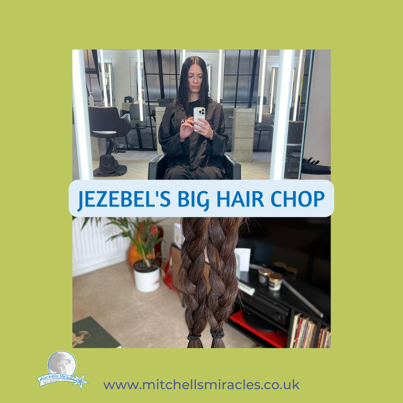Fundraisers 2023 for Mitchells Miracles Charity, Jezebels big hair chop