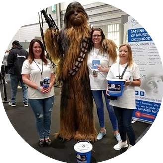 Fundraising event with sponsors UK Garrison_Mitchells Miracles_Neuroblastoma childrens cancer charity for the UK