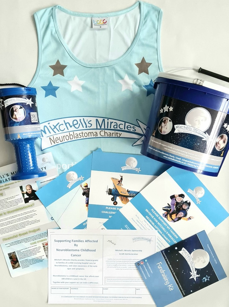 Fundraising pack_for supporters of Mitchells Miracles_Neuroblastoma childrens cancer charity for the UK