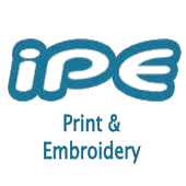 Logo for IPE_Print and Embroidery_sponsors of Mitchells Miracles_UK Neuroblastoma childrens cancer charity