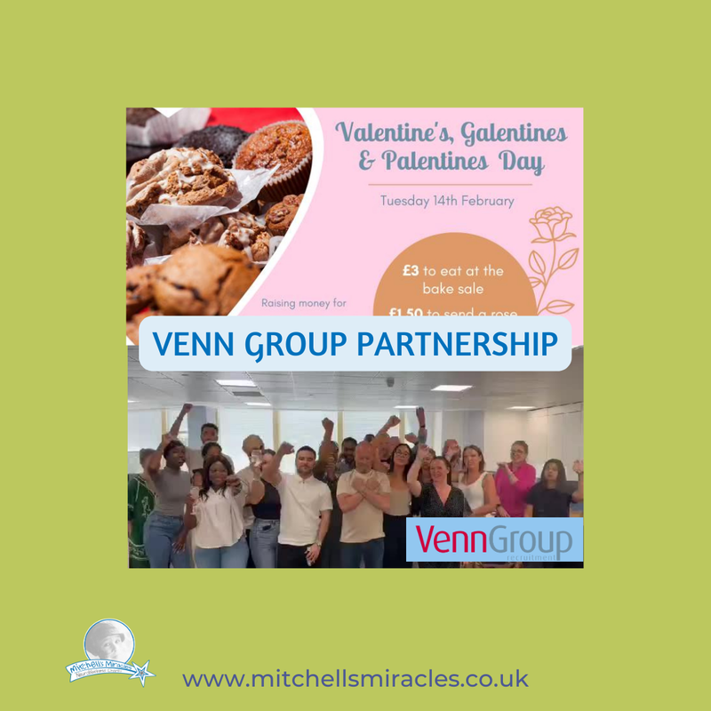 Fundraisers 2023 for Mitchells Miracles Charity, Venn group valentines events